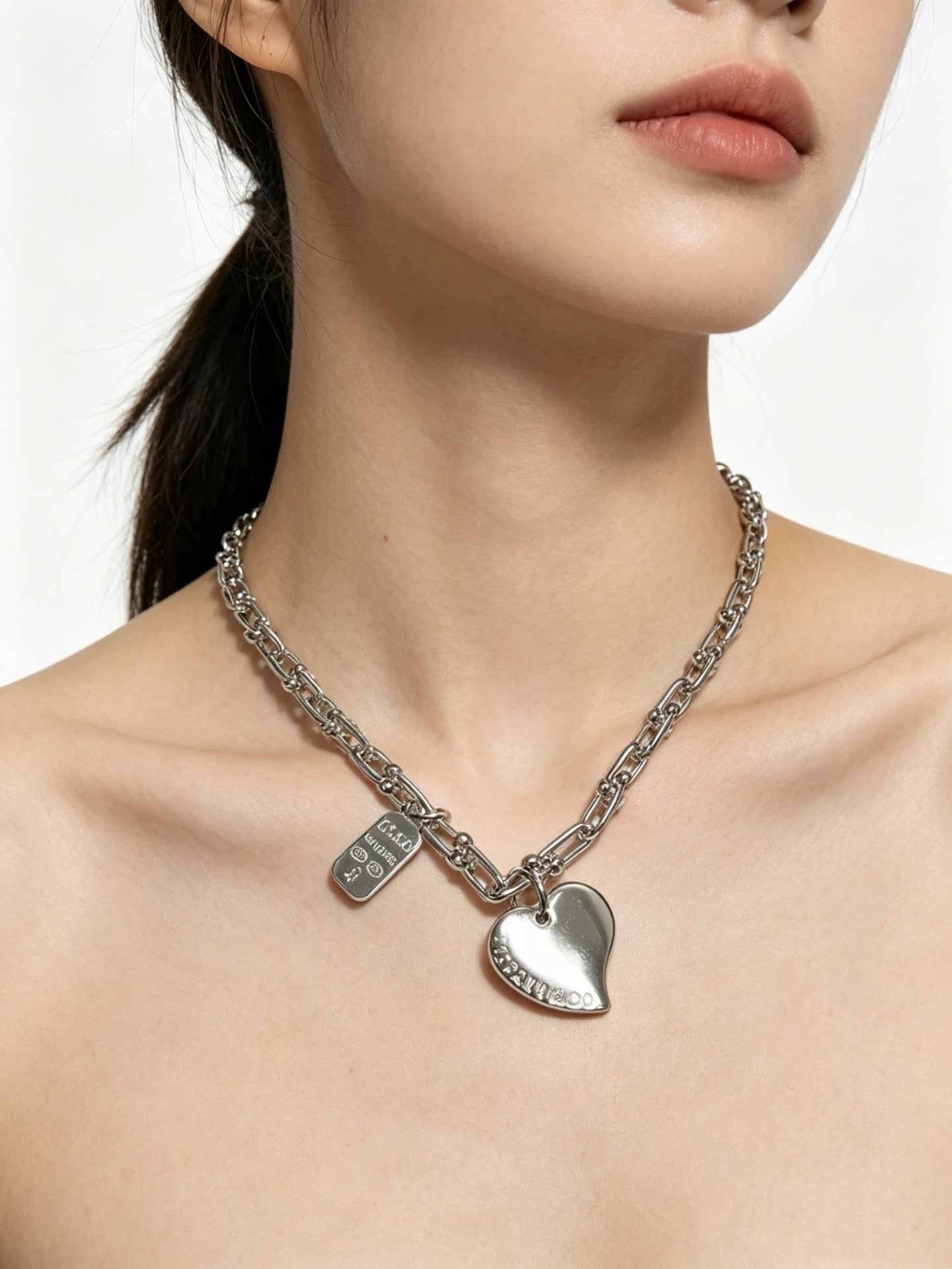 Tiffany & Co. Heart Tag Necklace